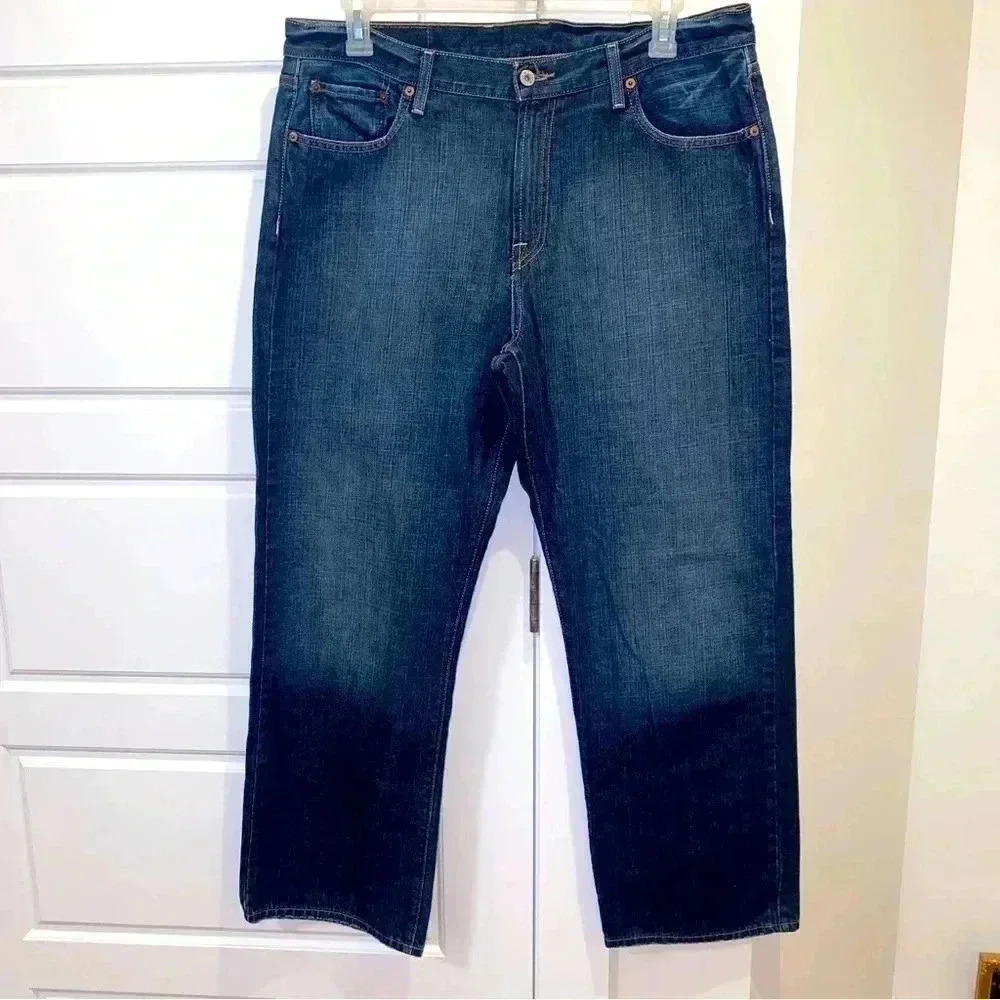 Lucky Brand by Gene Montesano Mens Jeans Straight Leg Size 36 Great Condition